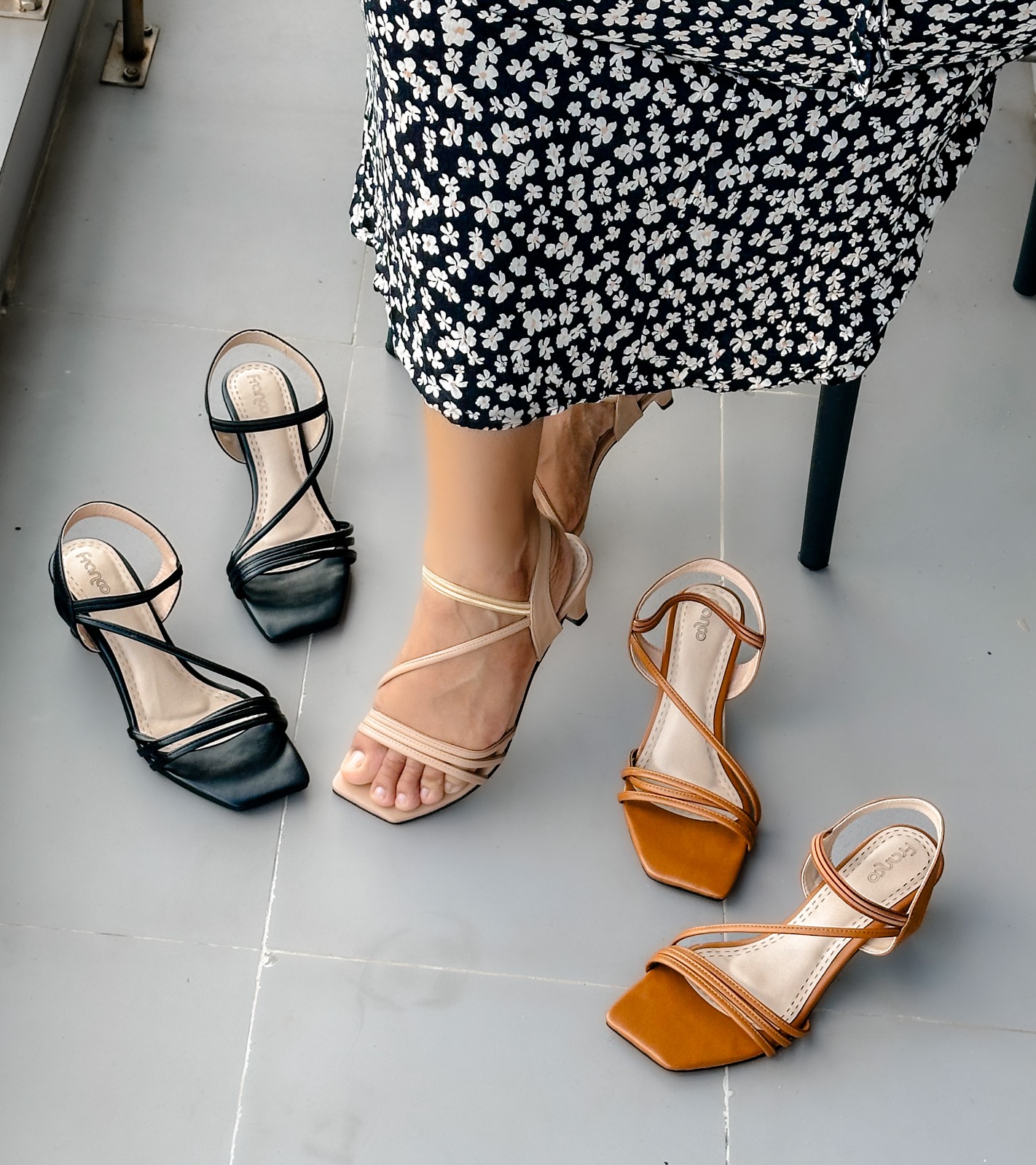 Hena Block Heel Strappy Sandal-1120235