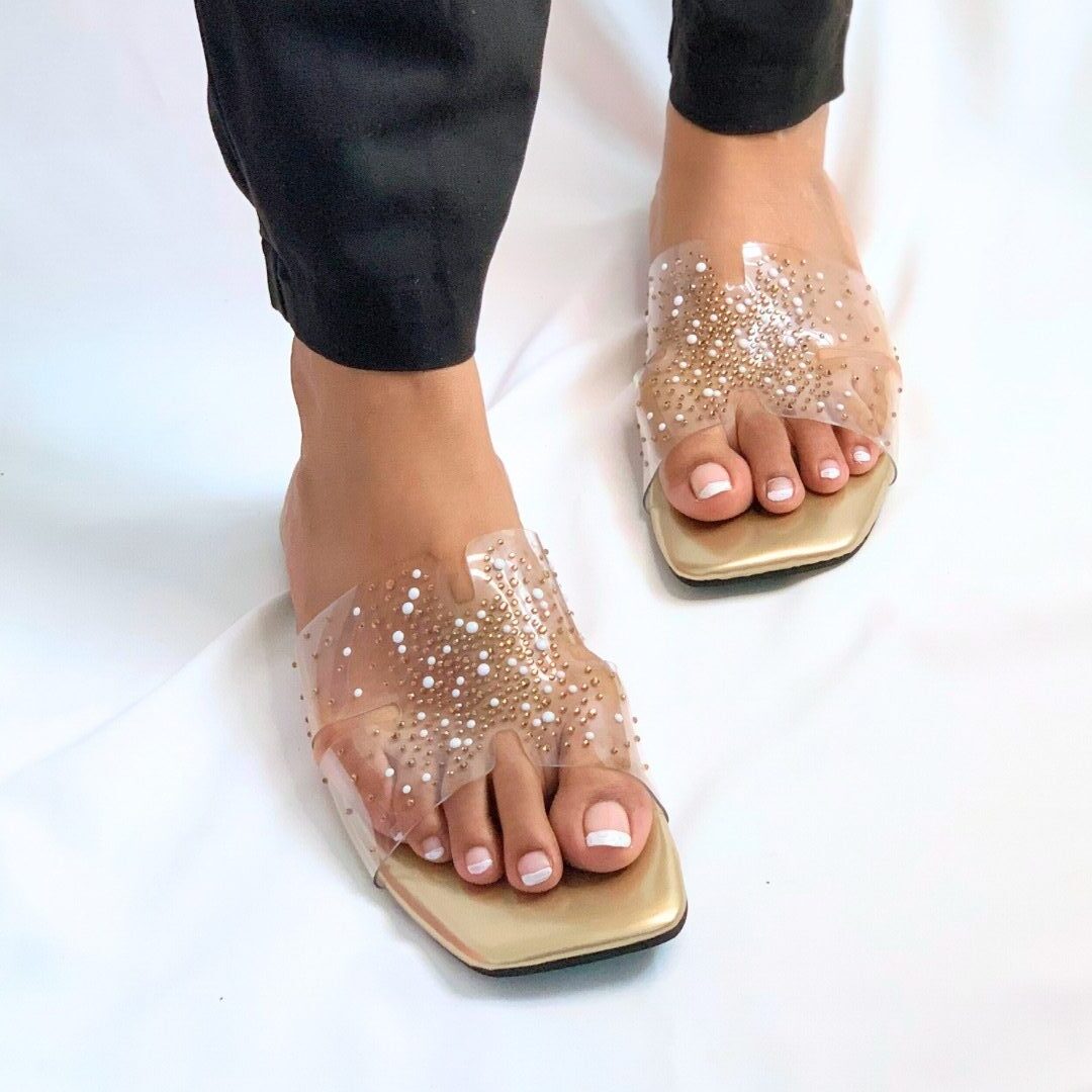 Monisha Flat Slide Sandal-1110265