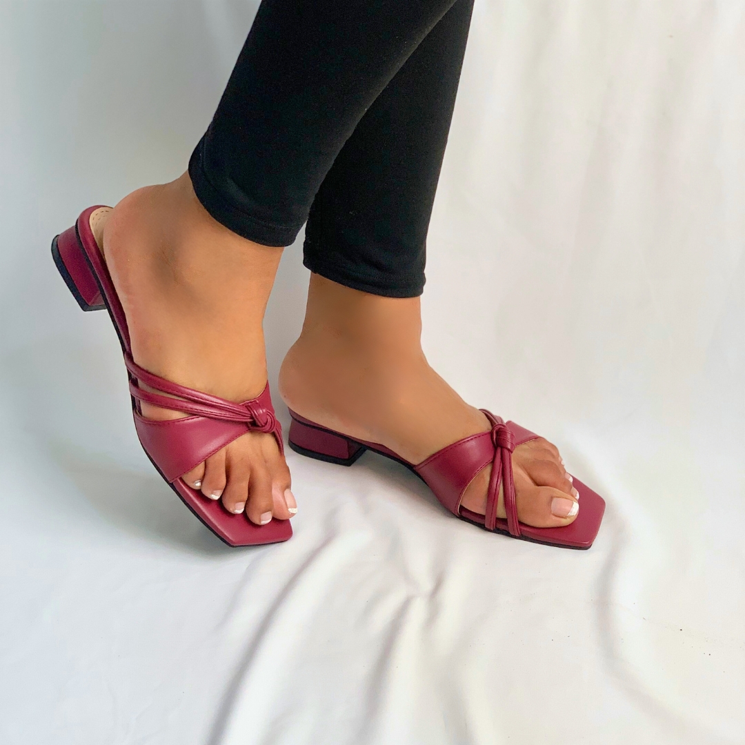 Amenda Peep Toe Block Heel Sandal-1120236