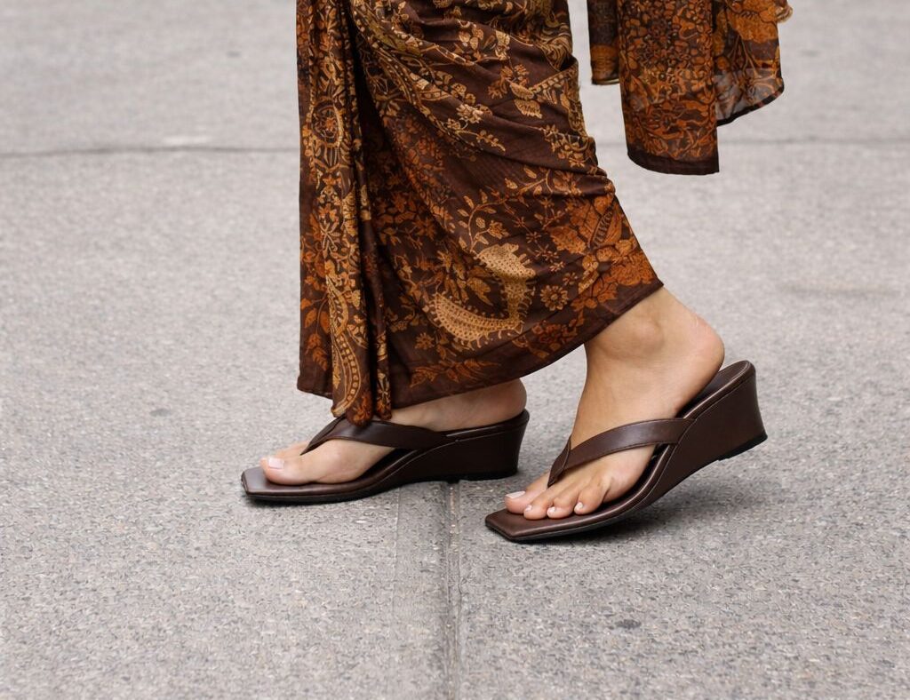 Wendy Two Strap Wedge Heel-1130233