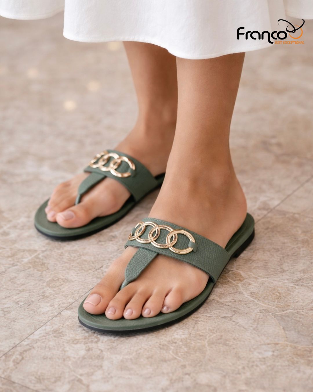 Orina Flat Thong Sandal-1110342