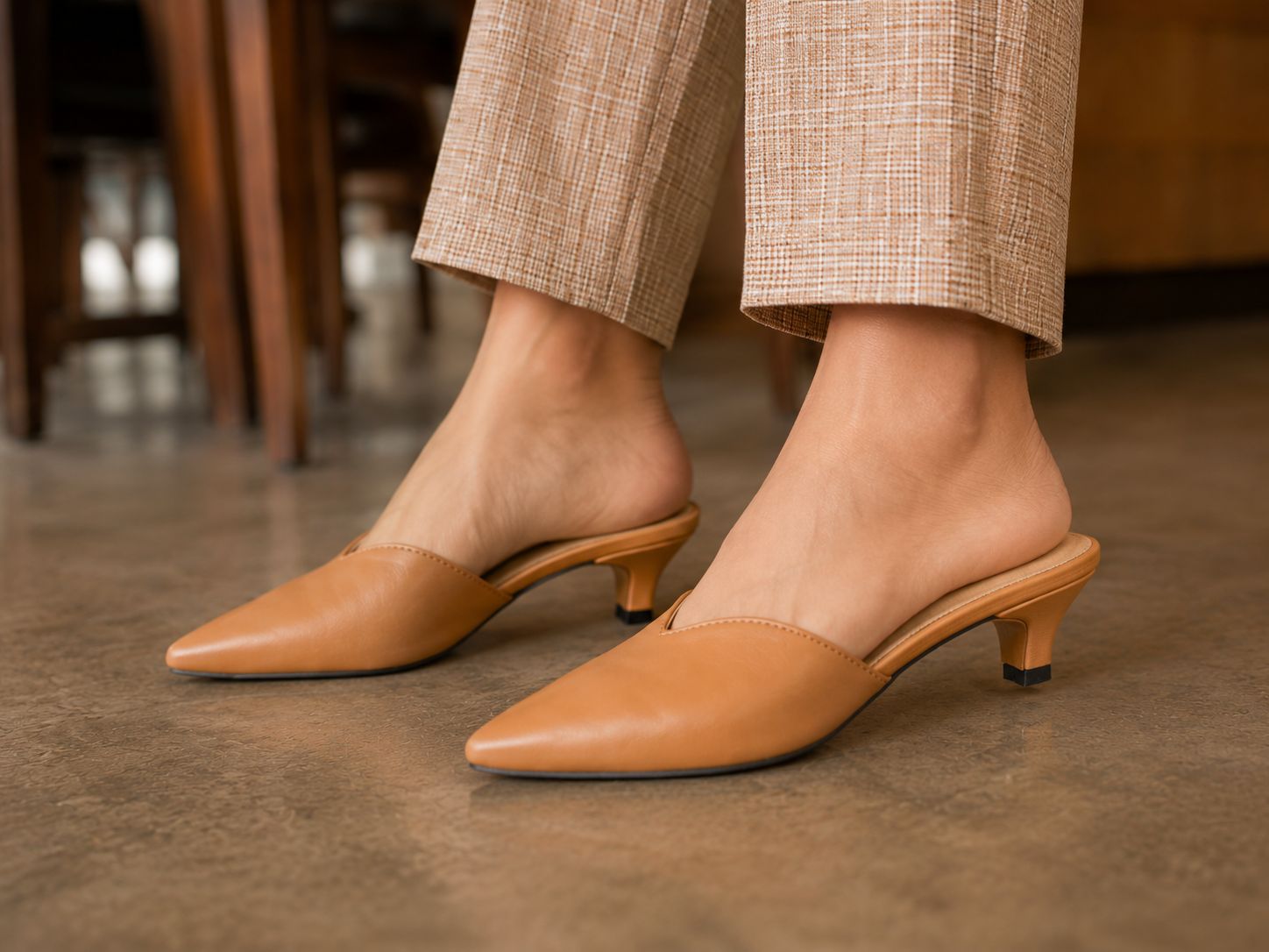 Erika Pointed Toe Mules-1140336