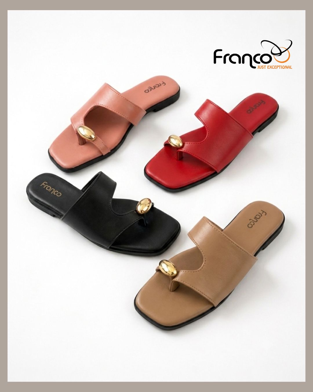 Alexia Flat Toe Ring Sandal-1110358